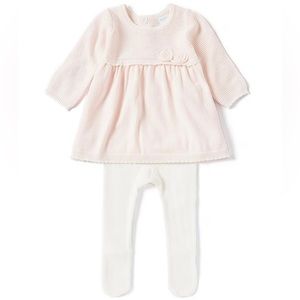 Edgehill collection dress and footed sweater tights